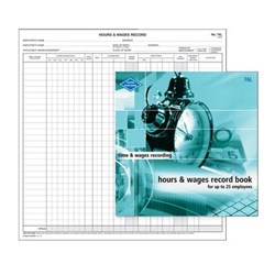 Pay & Hours & Wages Book